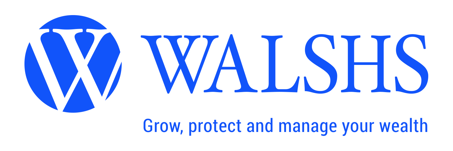 WALSHS_Blue Logo White BkGrnd+TAG