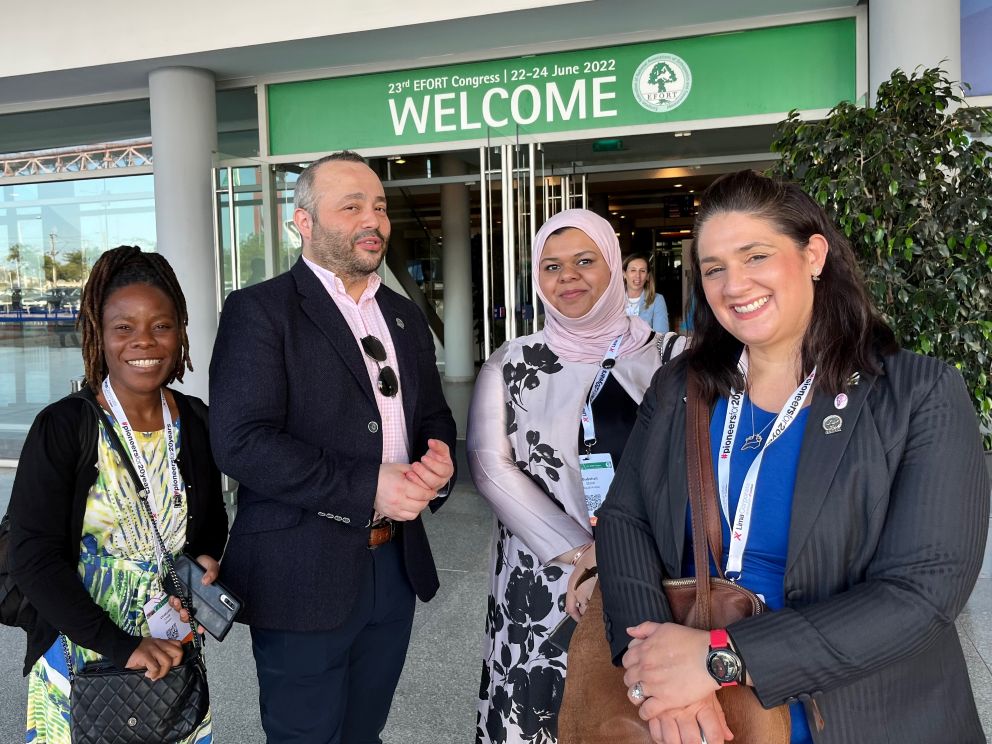 IODA Board members_ Linda Chokotho (Malawi), Simon Fleming (UK), Dalal Busbshait (Saudi Arabia) &amp; Mari Thiart (South Africa)