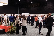 DelegatesenjoyingtheWelcomeReceptionintheExhibitionHall