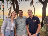 BreathtakingsunsetatDarwinSailingClubattheenjoyableFridayDinner